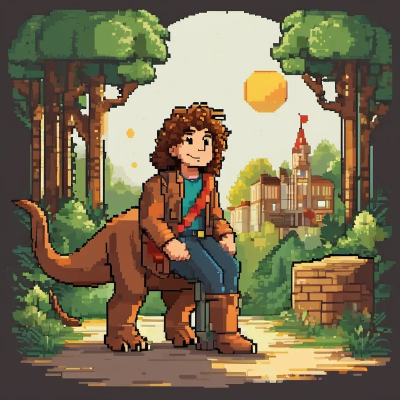 Once upon a time, in a small town filled with towering trees and shining stars, there lived a kind-hearted child named Charlie. Charlie had curly hair as wild as a lion's mane and twinkling eyes filled with curiosity. But, deep within his heart, Charlie struggled with something very important – his self-esteem. You see, Charlie loved dinosaurs. He loved learning all about them, their enormous sizes, and how they roamed the Earth long ago. He spent countless hours reading books about them and imagining a world where he could be as strong and brave as a mighty T-Rex.