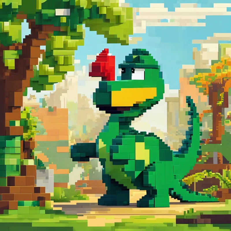 "Dear Charlie," he said, his voice as gentle as a summer breeze, "I see how much you love dinosaurs, chickens, and building incredible things in Legoland. Do you know what makes them special?" Charlie looked up, his eyes filled with curiosity, "What, Mr. Dinosaur?"