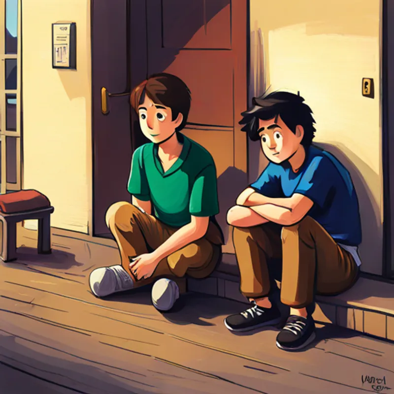 Max asks Robby about his lies