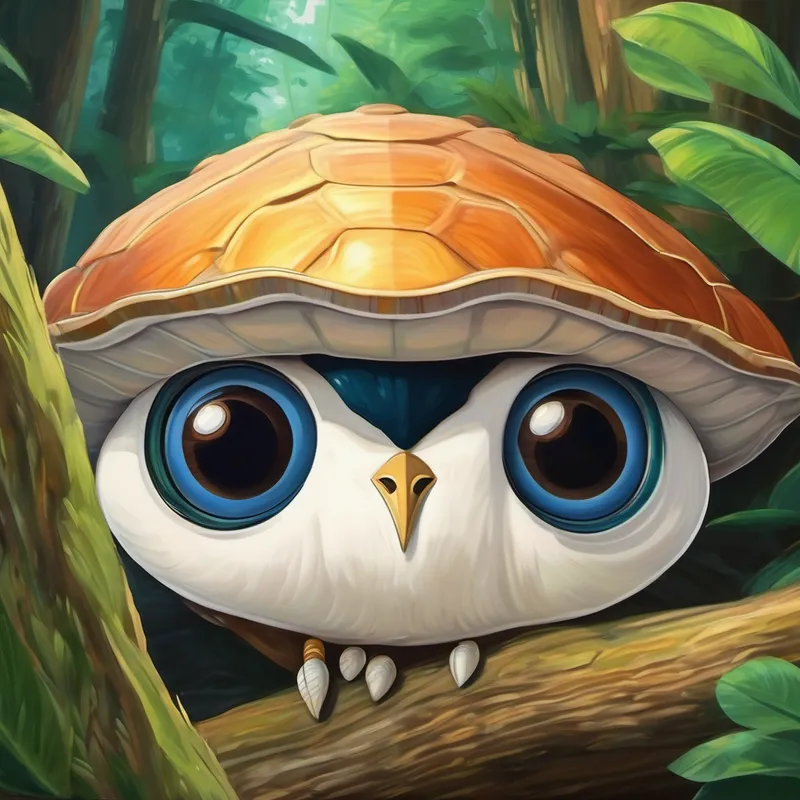 Wise eyes, sturdy shell with wise eyes and sturdy shell