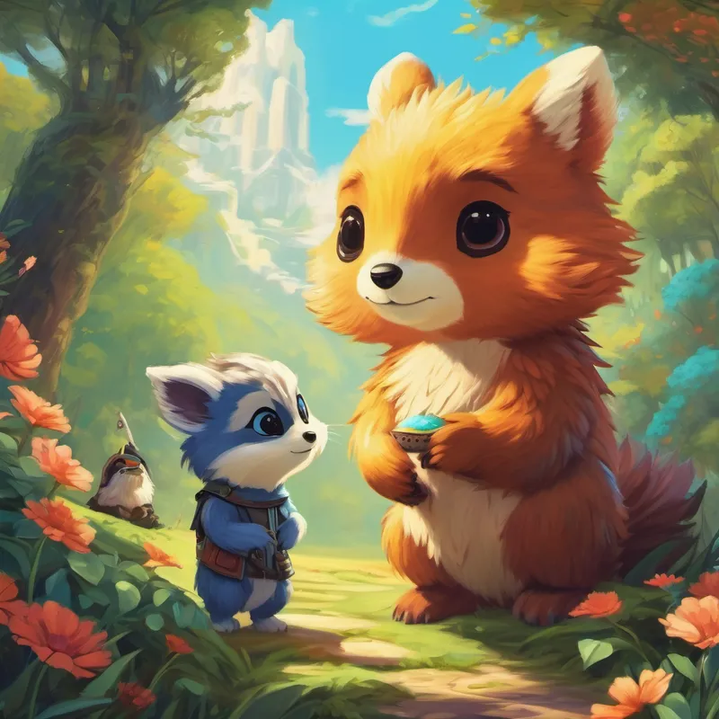 Guardians spreading kindness and making creatures feel loved