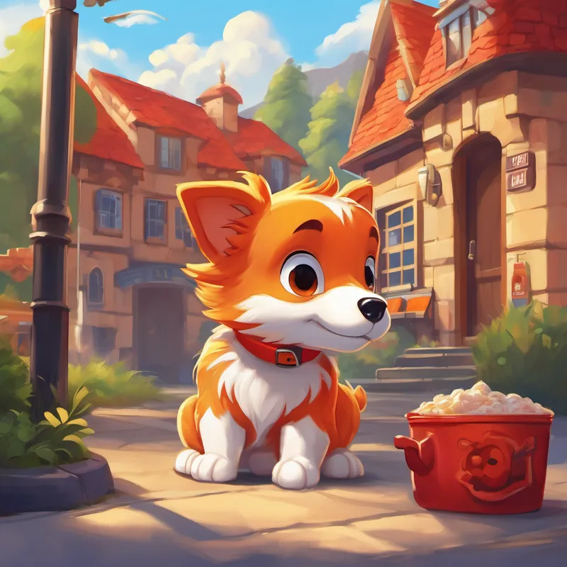 Once upon a time, in a cozy little town, there lived a curious young boy named Blaze. Blaze loved going on adventures and exploring new things. He had a little brother named Quincy, a goldfish, and a small yorkie puppy named Samba. Blaze's eyes sparkled with excitement when he heard about the fire station in town. He had never been there before, and he couldn't wait to see what it was like. So one sunny morning, after finishing his breakfast of waffles and syrup, Blaze asked his mom if they could visit the fire station.