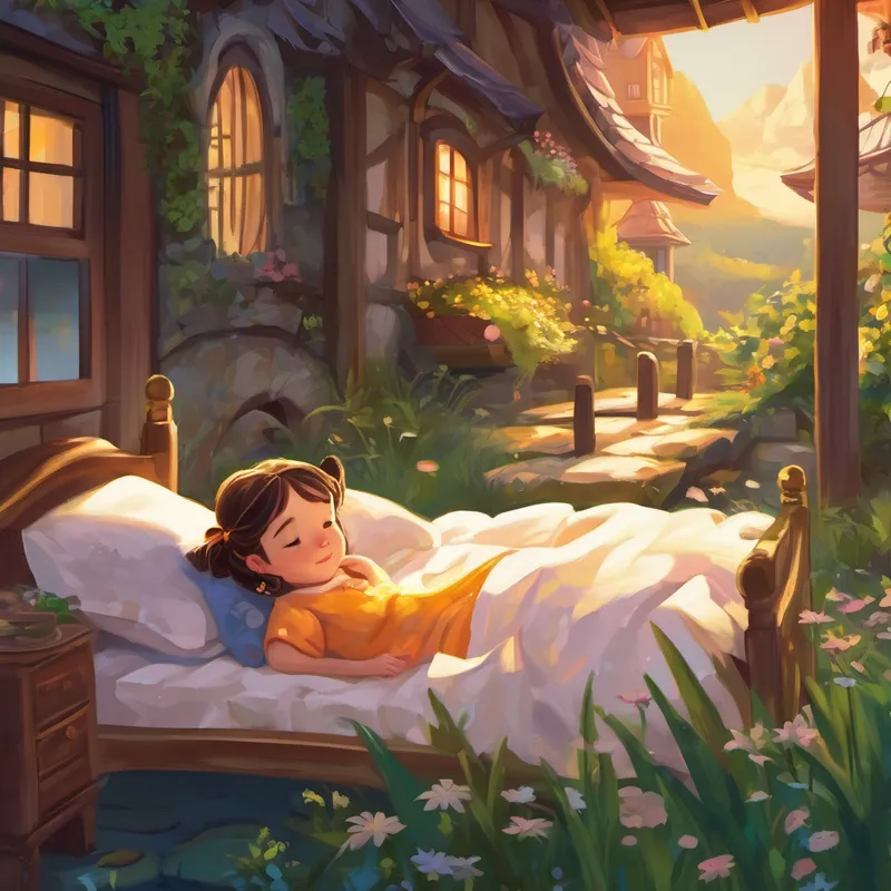 Once upon a time, in a small village nestled between towering mountains and shimmering lakes, there lived a little girl named Lily. Now, Lily had always had trouble falling asleep at night, tossing and turning until the wee hours of the morning. Her grandmother, who was wise and full of love, noticed how restless Lily was every night. With a sparkle in her eyes, she told Lily about a magical dreamsilk pillowcase that could help her fall into a deep, peaceful sleep each night.