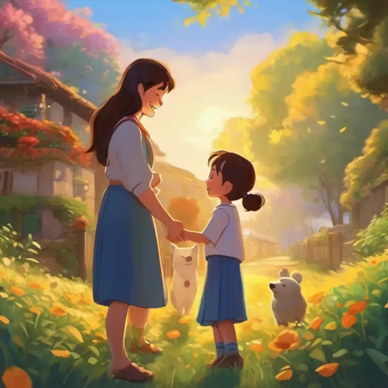 Laughter, bonding, warmth of love and understanding