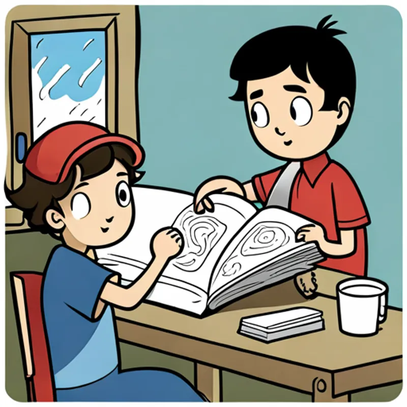 Timmy and Polly learning new words