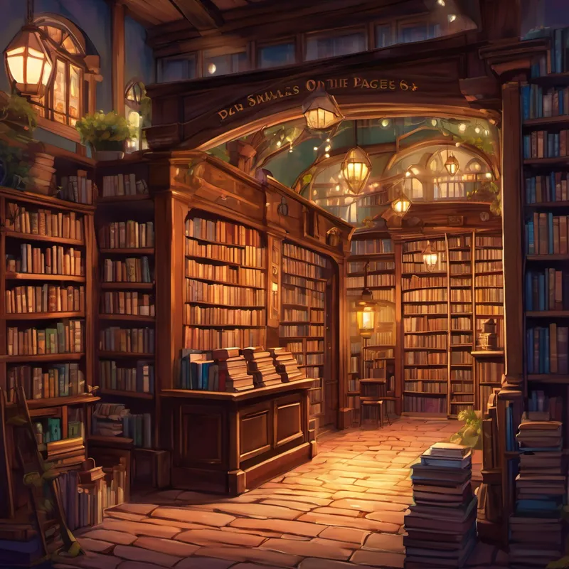 Once upon a time, in the heart of a small town, stood an old bookstore called "Enchanted Pages." It wasn't just any bookstore; it was a magical place filled with secrets waiting to be discovered. Nestled between towering buildings, it seemed like an ordinary store during the day. But when night fell and the moon shimmered above, something extraordinary happened. The shelves magically rearranged, and ancient books whispered ancient tales, eager to be heard.