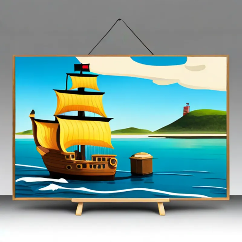 Diego, pirate ship, crew, treasure island