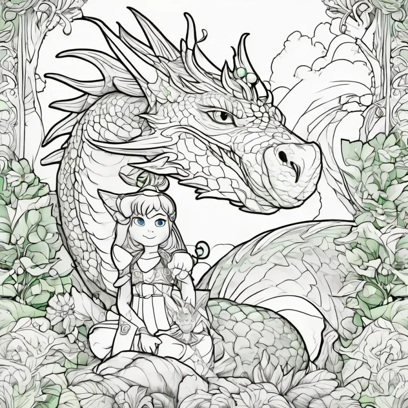Elinor the elf, with green skin, bright blue eyes, and pointy ears captures and returns the dragon’s lost dream.