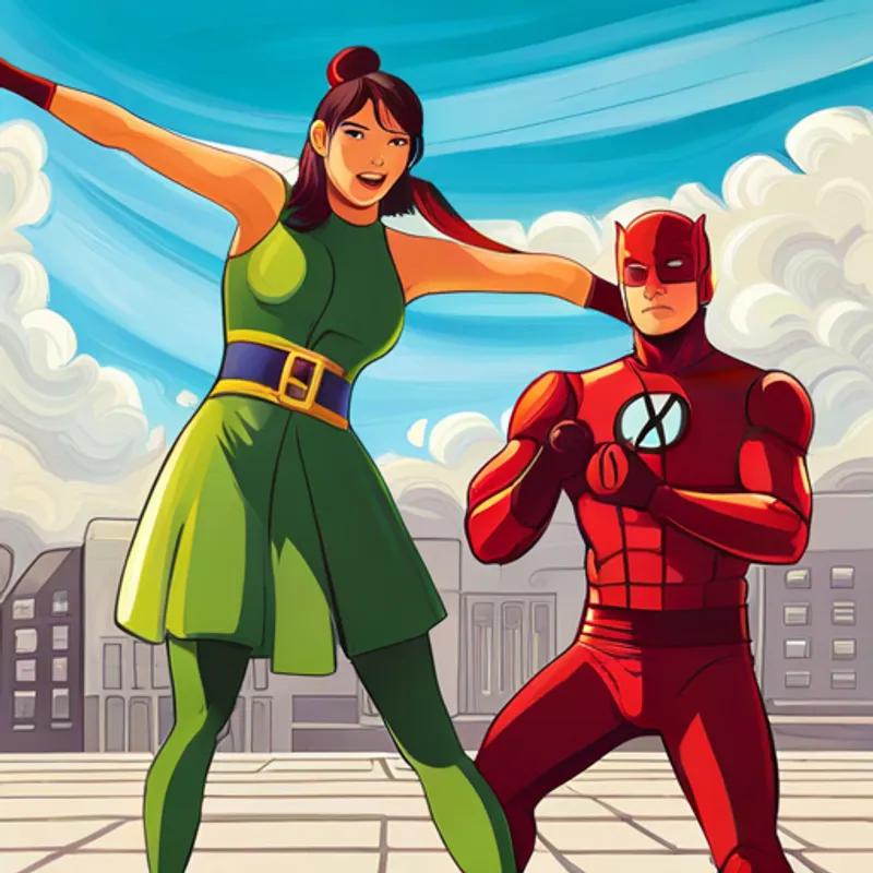 Derekini and Daredevil become famous performers