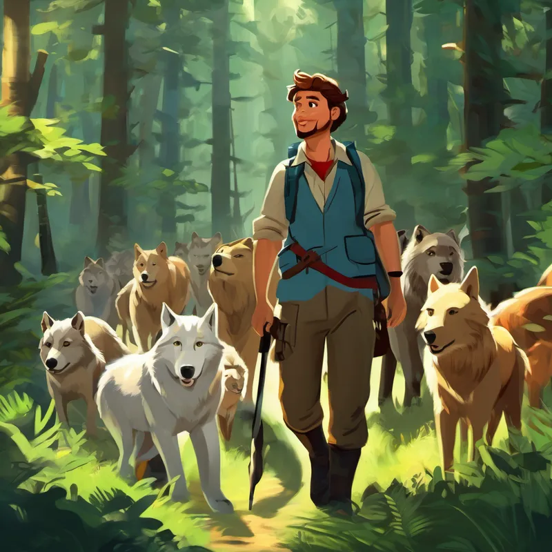 Every day, 'Leader of the Pack' would venture out into the forest to help different animal groups. Whether it was a pack of wolves, a herd of elephants, or a flock of birds, 'Leader of the Pack' was always there to lend a helping hand.