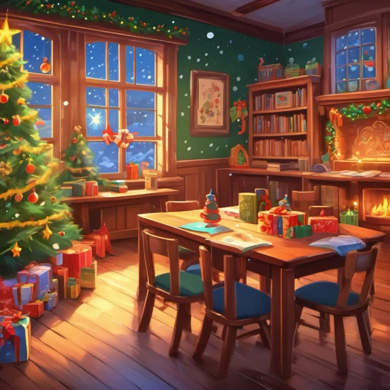 Classroom description, educational and inviting with lots of visuals.