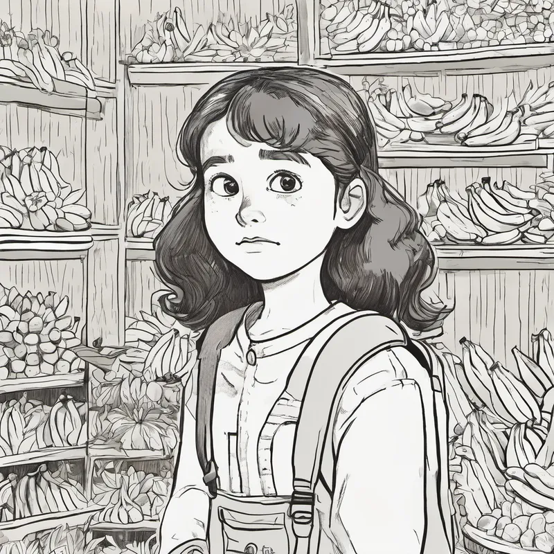 "Oh, Lily, I have spent all day trying to find my lost bananas," Milo replied, looking crestfallen. "I've searched high and low, but they are nowhere to be found." Lily's eyes sparkled with determination. "Fear not, Milo, for I am an expert problem solver! Let's find your bananas together."