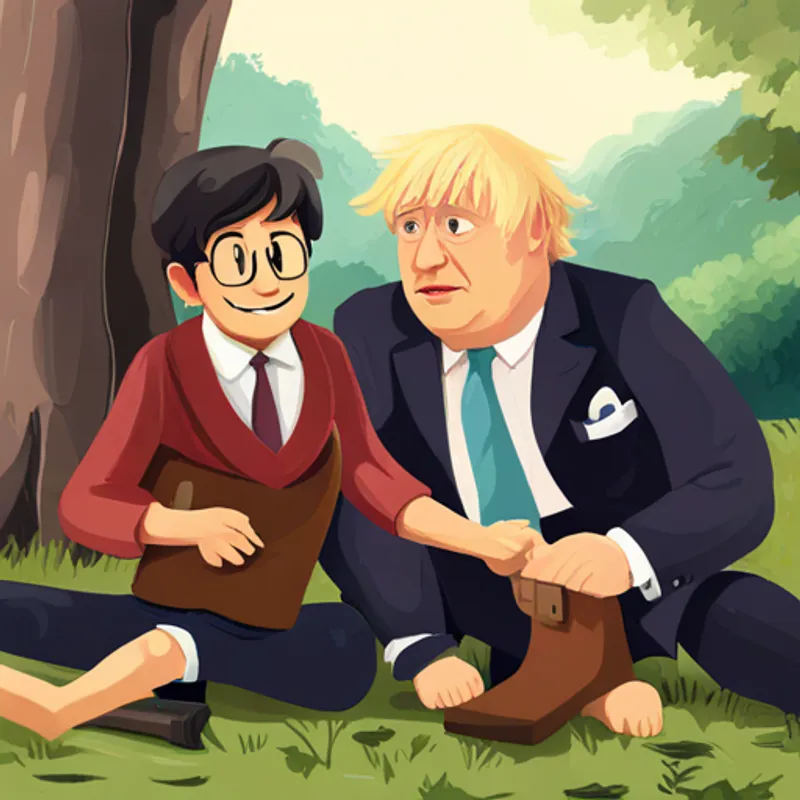 Dr Tajir helping Mr Johnson relax and de-stress