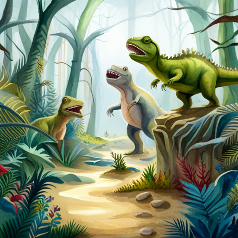 Dinosaurs' friends trapped in a crystal castle by queen