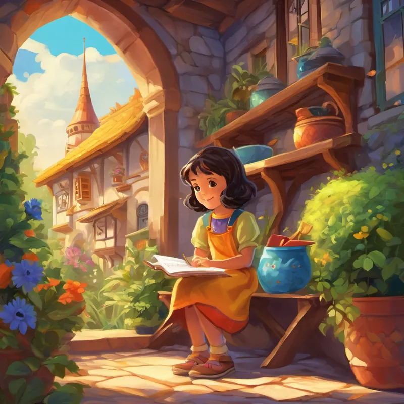 Once upon a time, in a colorful little town called Sunshire, there lived a curious and bright little girl named Laila. Laila loved exploring and discovering new things every day. She had a big dream of becoming a storyteller when she grew up, and she knew that learning her ABCs was an important step towards achieving her dream. One sunny morning, as Laila woke up, a tiny bluebird perched on her windowsill, chirping happily. The bluebird introduced himself as Buzzy and said, "Good morning, Laila! I've heard that you're eager to learn your ABCs. How about I be your guide and help you explore the magical world of letters?"