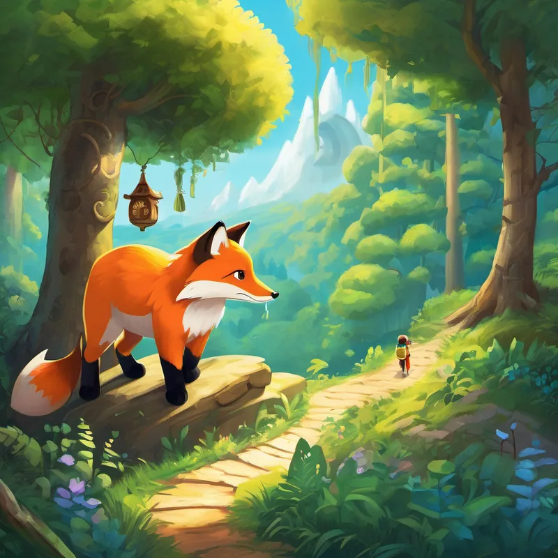 Soon, they came to a whimsical forest where a friendly fox named Felix joined their adventure. They discovered an enchanting signpost with the letter 'E.' Buzzy told Laila how 'E' was the fifth letter, symbolizing exploration, and they imagined sailing on an elephant's back to exotic lands. The journey continued, with Laila and her new friends encountering one exciting letter after another. Together, they explored forests, mountains, and even the deep sea, learning about 'F' for friendship, 'G' for growth, 'H' for happiness, and so much more.