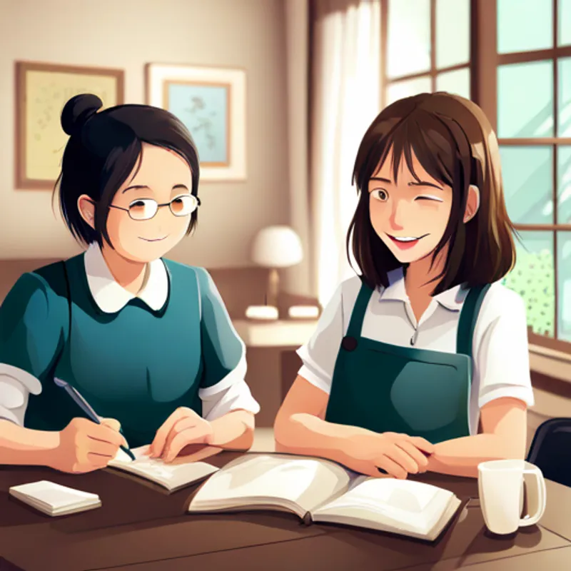 girls smiling and learning their ABC's