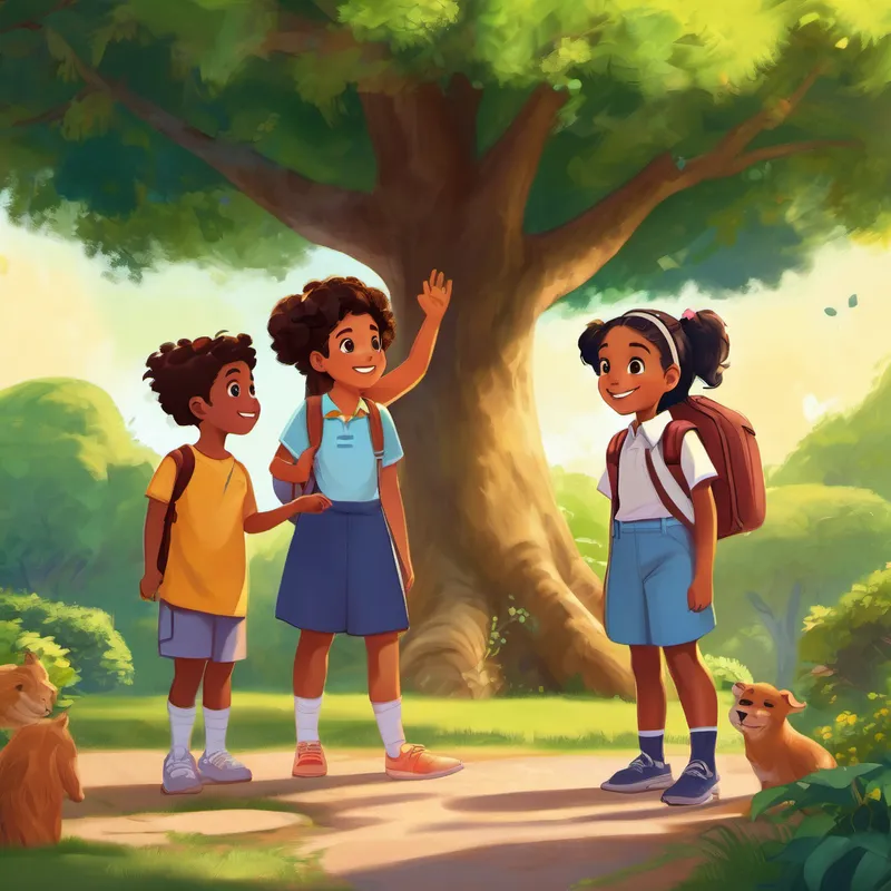 Determined to make a difference, Ava embarked on a journey to spread awareness about Goal 1 among her friends. She invited them to gather in her backyard, under the shade of a large oak tree. Excitedly, Ava explained the importance of inclusivity and how children like them could contribute to achieving Goal 1. Ava's best friend, Benji, raised his hand and asked, "But Ava, how can we achieve Goal 1? We are just kids!"