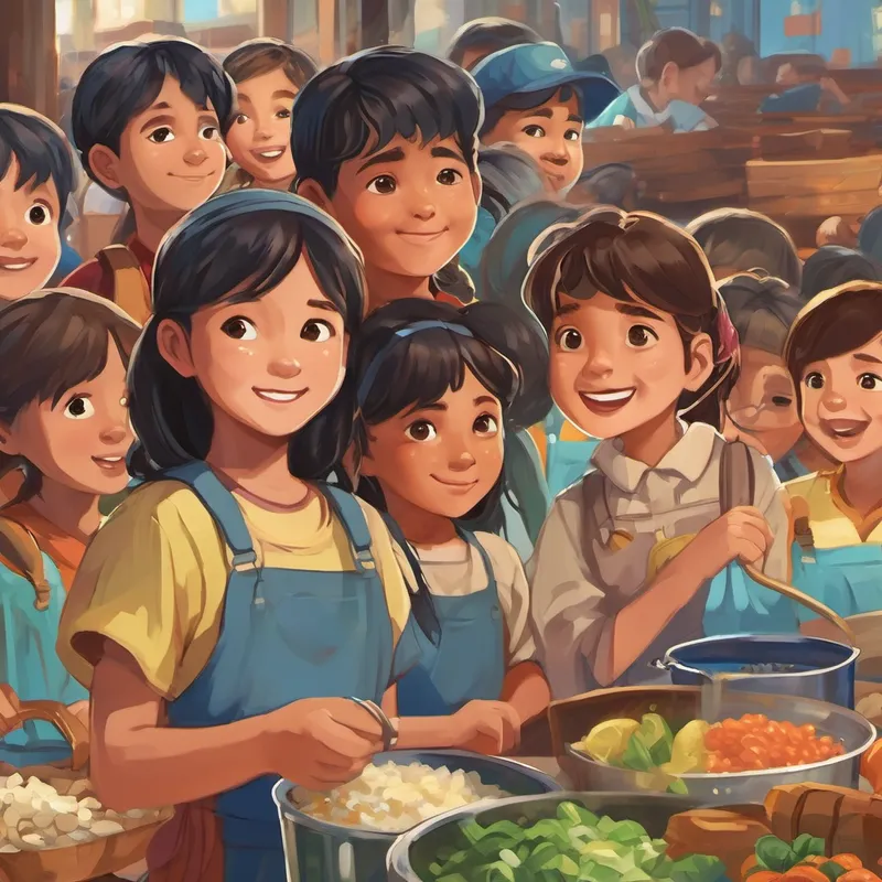 Their actions, big and small, were like drops in a big ocean, working together to fight poverty. And slowly, they started to see positive changes happening around them. More children were attending school, families had enough food to eat, and everyone felt a sense of belonging. In the end, Ava and her friends learned that inclusive action could bring the world closer to achieving Goal 1. They saw that no matter how small they may feel, they had the power to make a big difference.