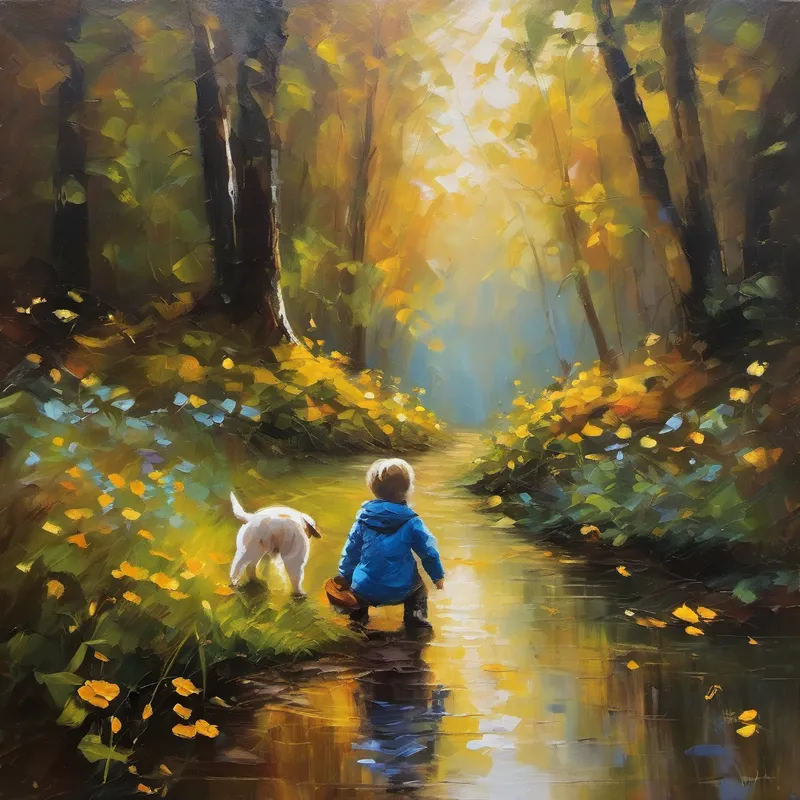 And so, dear little one, remember that sometimes the greatest adventure lies not in faraway lands, but in the goodness we bring to others. Treasure the magical moments with loved ones and believe in the power of kindness, just as Humphrey the dog did. The end.