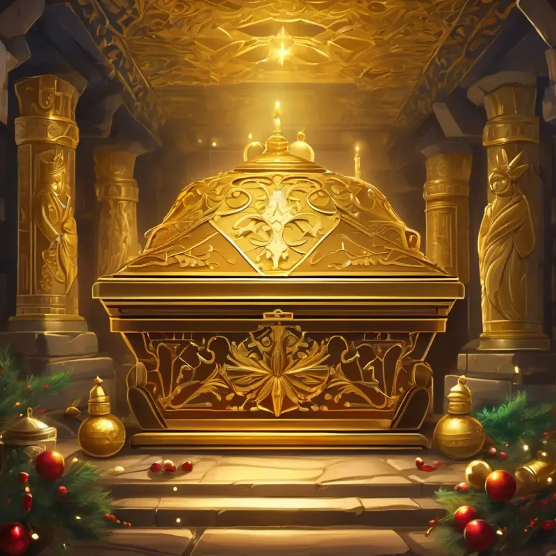 Finally, after years of relentless pursuit, a breakthrough came. Deep within the heart of a hidden chamber, they uncovered a burial site unlike any other. A golden sarcophagus lay before them, adorned with intricate engravings and encrusted with jewels.