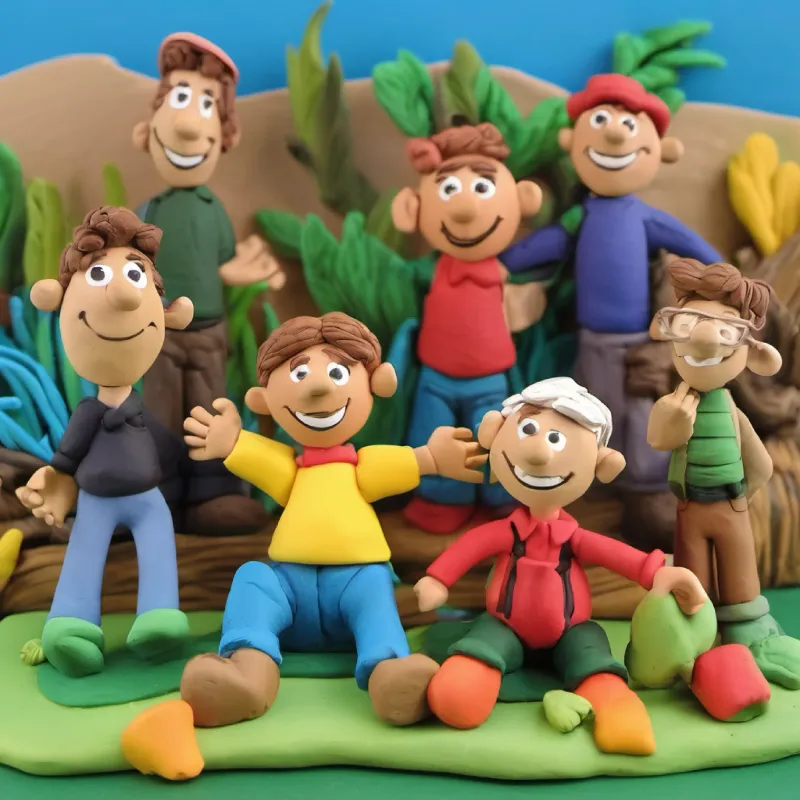 Frank's friends encourage him as he takes his turn.