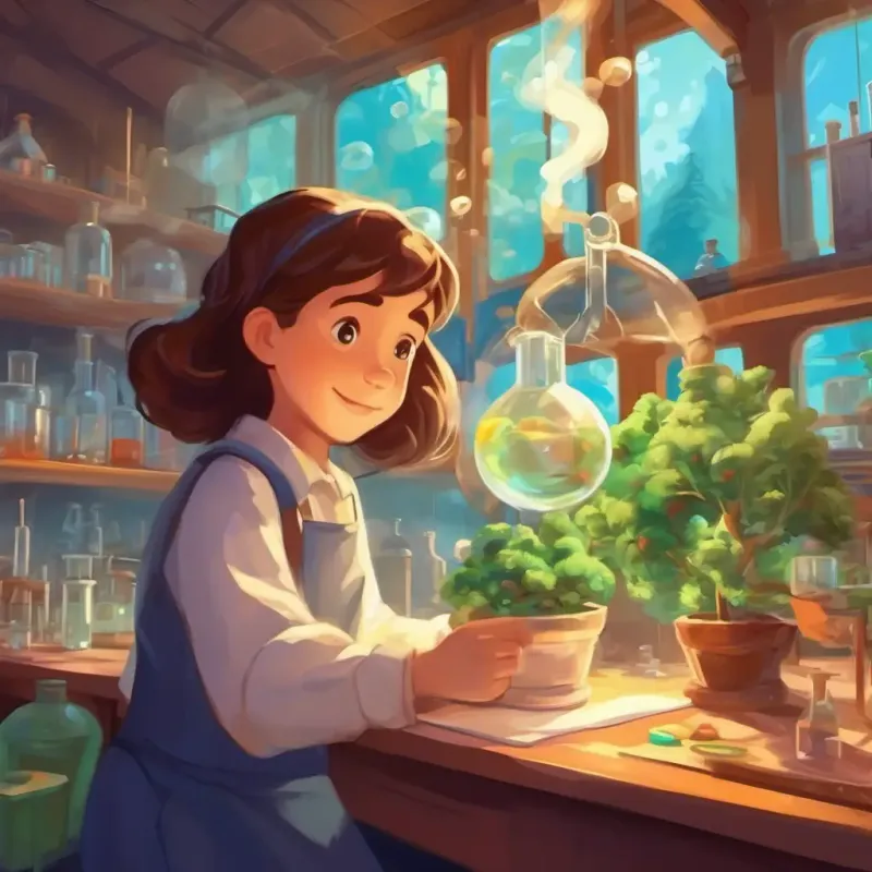 Science class, experimenting and discovering.