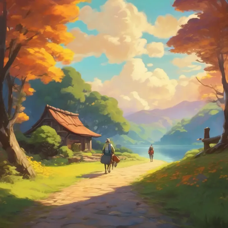 Departure, hopeful for future adventures.