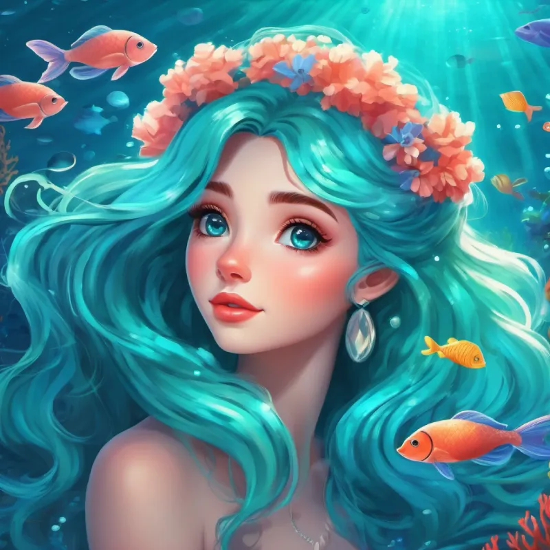 Coral longing to dance in the moonlight.