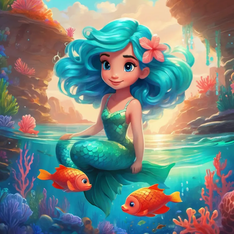 Sebastian asking Coral about her dream.