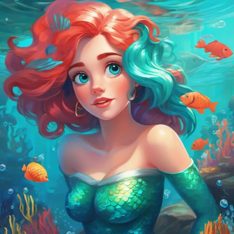 Sebastian considering Coral's request.