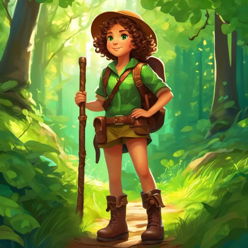 Elara beginning her journey into the forest.