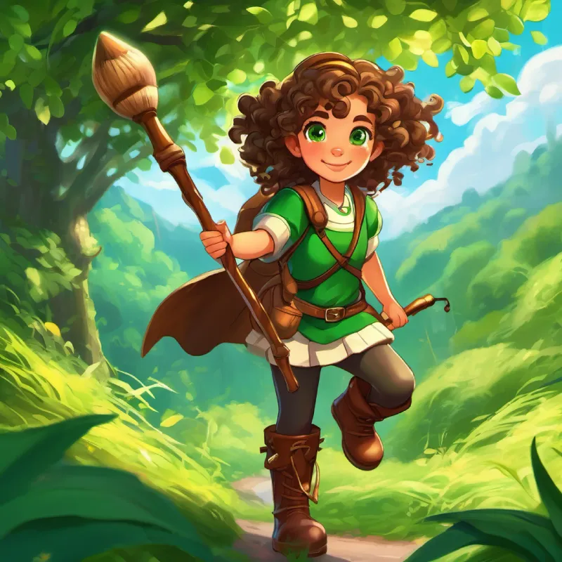 Elara hearing a voice calling for help.