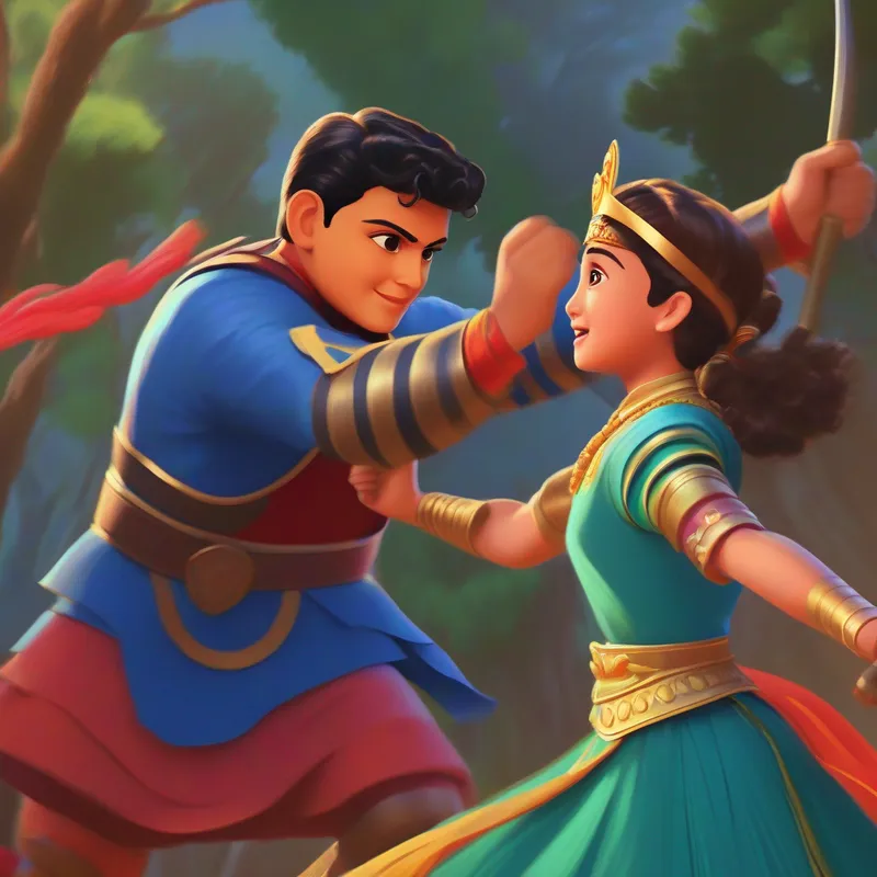 Baalveer defeating Angil, turning her into a kind woman