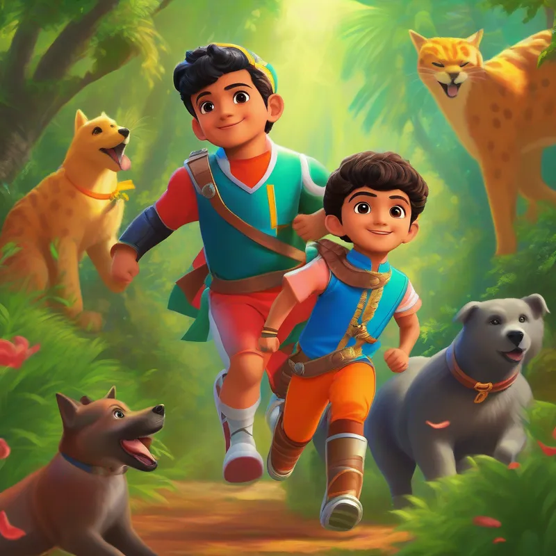 Baalveer and Angil as best friends, protecting the world