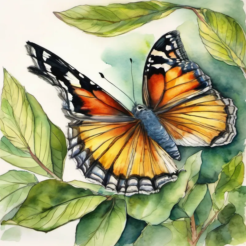 After some time, Charlie's wing muscles became stronger. He flew back to Owl with excitement. "Owl, I can flutter much higher now! But still not high enough to reach the other butterflies." Owl smiled and said, "That's wonderful, Charlie. Now, I have another idea for you. Butterflies know the secret of finding nectar, which gives them energy to keep flying. You need to learn where nectar-rich flowers are and visit them to gain strength."