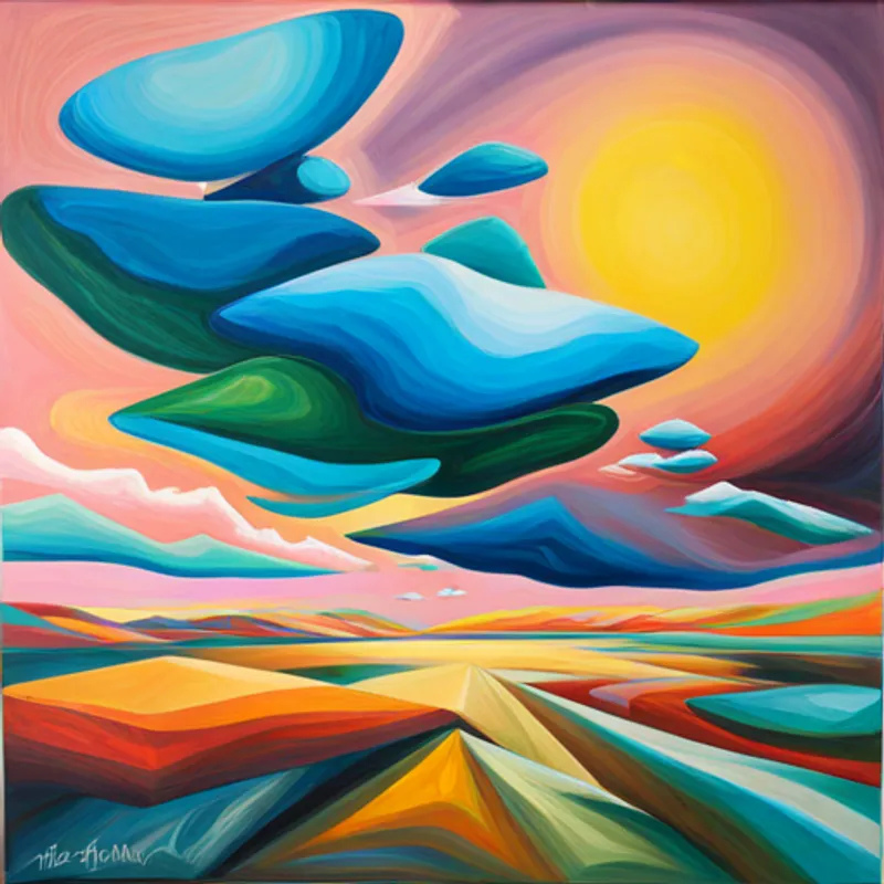 Ben's mind filled with colorful and magical images