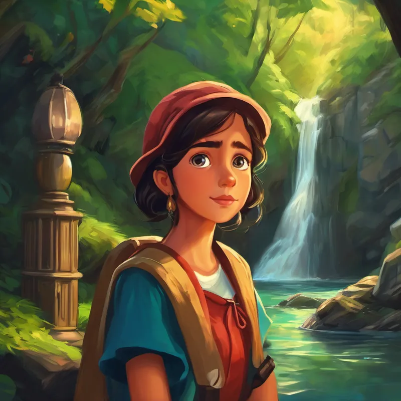 Sofia listened attentively, wondering how she could embark on this extraordinary adventure. She knew she possessed these qualities deep within her. Suddenly, she had an idea. "Nonna, can I go on this quest to discover Il Mistero della Cascata Luccicante tomorrow?" Sofia asked eagerly.