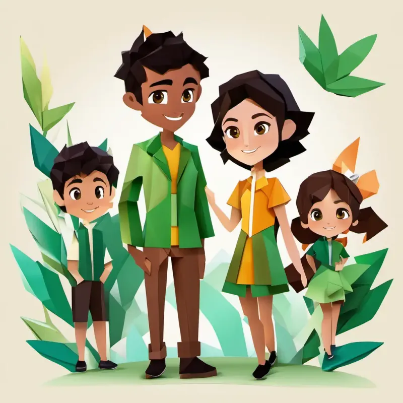 Introduction to characters Samajhdar ladka, brown eyes, short black hair, caring smile and Ali's friend, playful, with green eyes, curly brown hair, in their hometown.