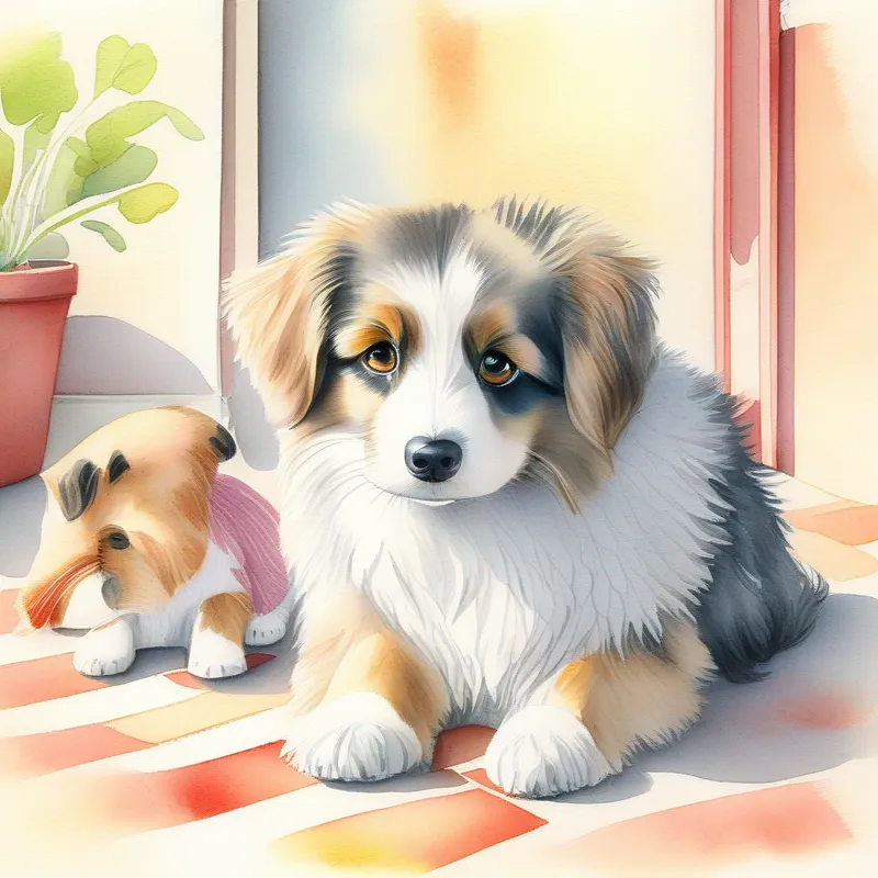 Sunny day, sad Toby, helpful Polly