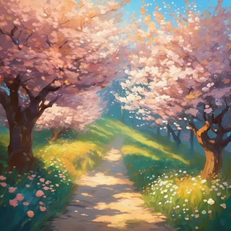 Discovery of Shimmering Blossoms