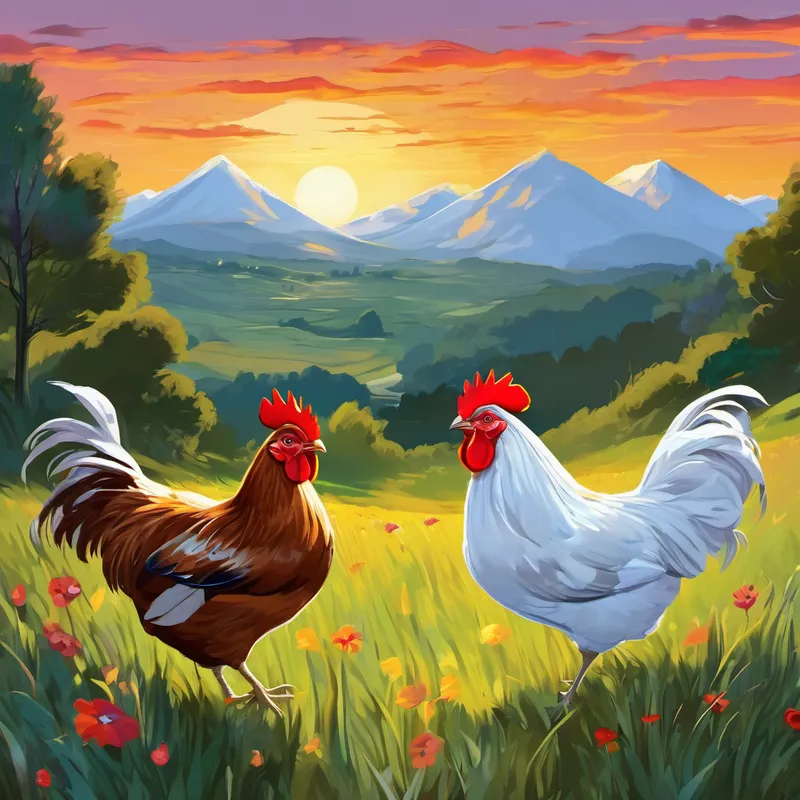¡Zas! Zorrito quedó atrapado y no pudo escapar. Estaba furioso y trataba de liberarse, pero la trampa era demasiado astuta para él. Frijolito y PINCHE celebraron su victoria. Las gallinas salieron del gallinero a vitorear a nuestros héroes y agradecerles por mantenerlas a salvo.