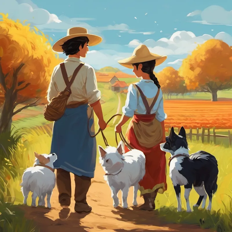 Y así, los tres amigos vivieron muchas aventuras juntos, protegiendo a la granja y enseñando a otros animales la importancia de la amistad y el respeto. Y todo gracias a la valentía, ingenio y amor de Frijolito y su fiel compañero, PINCHE. FIN.