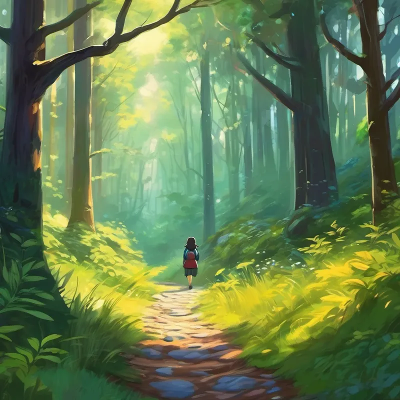 As she walked deeper and deeper into the woods, Emily stumbled upon a hidden path she had never seen before. Her instincts told her that this was just the beginning of her amazing adventure. So, she bravely followed the path, guided by her curiosity. The path led to a mystical clearing, where Emily found an old, wise owl perched on a branch. The owl looked at her, and with a twinkle in its eyes, it said, "Young witch, if you seek the knowledge of new spells, look no further than the Crystal Cave."