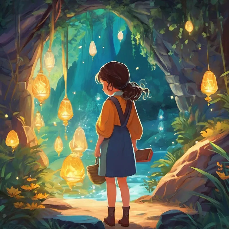 Emily's curiosity grew even stronger, and she decided to introduce herself to each magical being she encountered. They shared stories, laughter, and, most importantly, knowledge. Emily learned about ancient spells, potion-making, and the wonders of the natural world. Days turned into nights, and nights turned into days, yet Emily couldn't get enough of her new friends and the secrets of the Crystal Cave. It seemed like time didn't exist within those mystical walls.