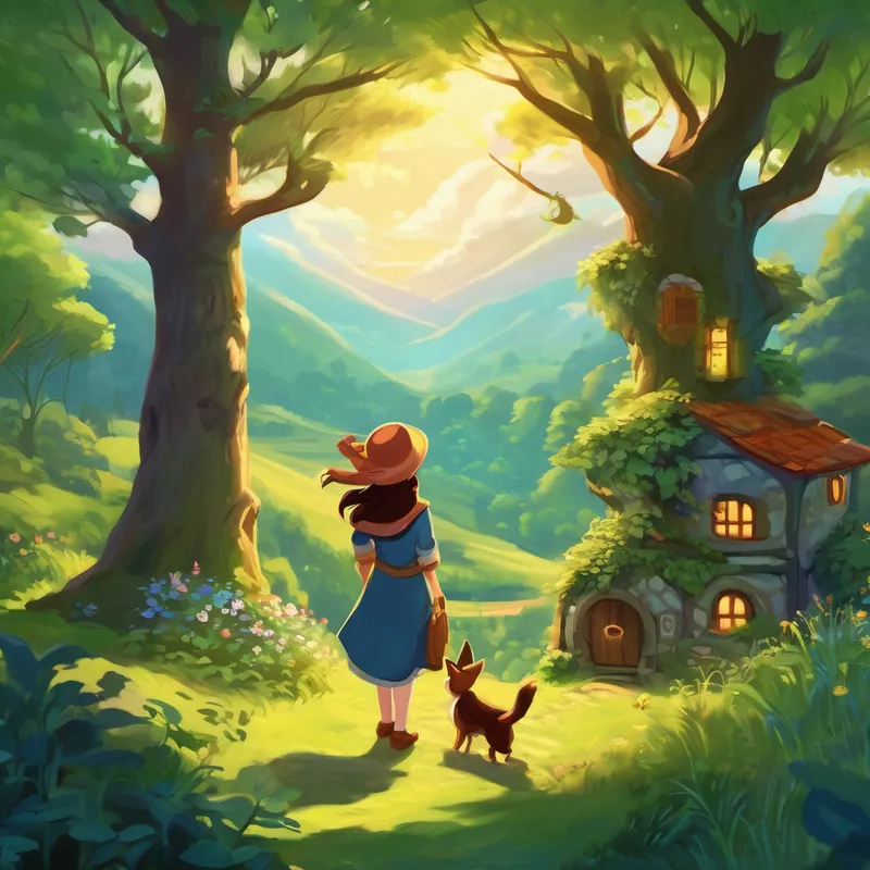 Finally, after much exploration and learning, Emily stumbled upon a spell that no one had ever discovered before. The spell had the power to bring harmony to nature and spread happiness among all living creatures. With her heart filled with joy, Emily thanked her new friends and said her goodbyes. She knew it was time to return to her village and share her newfound spell with her fellow witches and wizards.