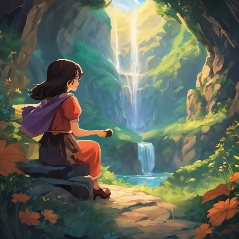 As Emily returned home, she couldn't wait to teach her friends the spell she had discovered. With their combined powers, they would make the world a better place, just as the Crystal Cave had shown her. From that day forward, Emily's small stature as a witch didn't matter. Her curiosity and thirst for knowledge had led her on an incredible adventure, where she not only found a new spell but also gained lifelong friendships and a deeper understanding of the magical world.