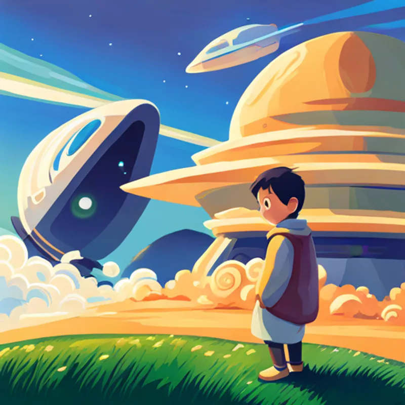 Kai and Seth take care of the spaceship