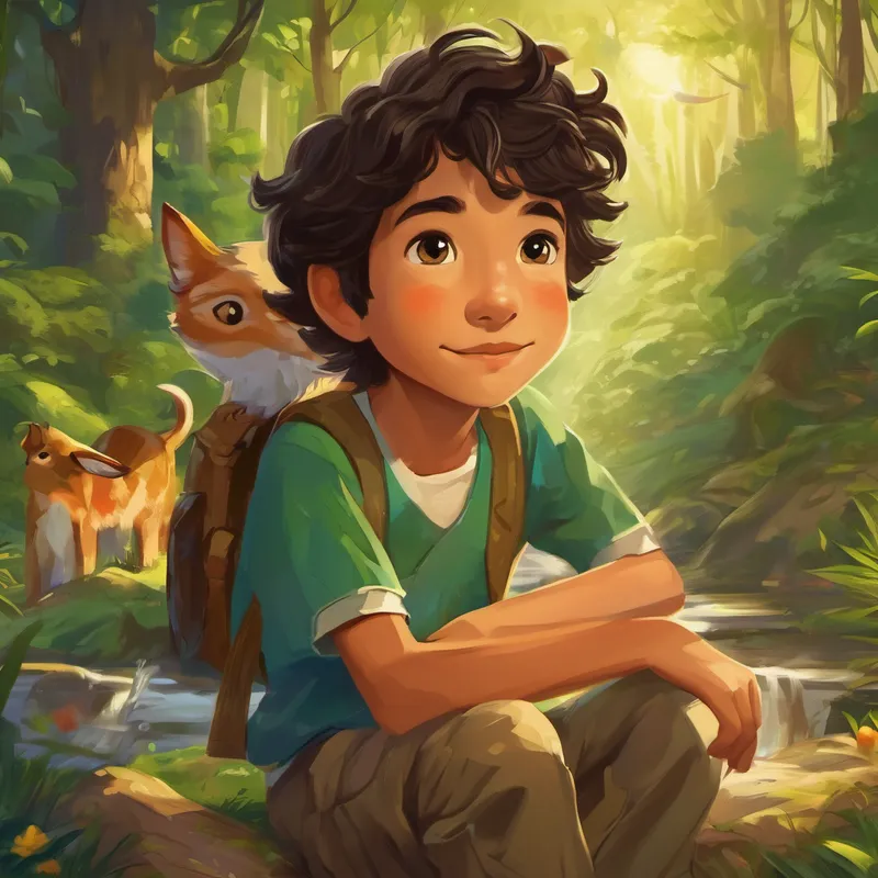 Once upon a time, in a small village nestled on the outskirts of a beautiful forest, there lived a young and curious boy named Filipe. He was only seven years old and filled with a vivid imagination that often whisked him away to enchanting worlds when he closed his eyes. Filipe had two very special friends, Ali and Musa, who were both from China. Ali was a brave and kind-hearted boy who, in Filipe's dream, would transform into a prince with a golden crown on his head. Musa, on the other hand, was a gentle and clever girl who would become a lost princess in Filipe's magical adventure. They were the perfect companions for his dreams.