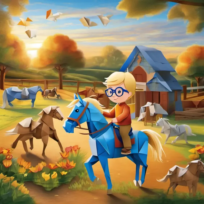 Riding back to the stable as the sun began to set, Konstantin felt grateful for a day filled with adventure. He hugged the horses, thanking them with a wide grin, already looking forward to another fun ride in the future.